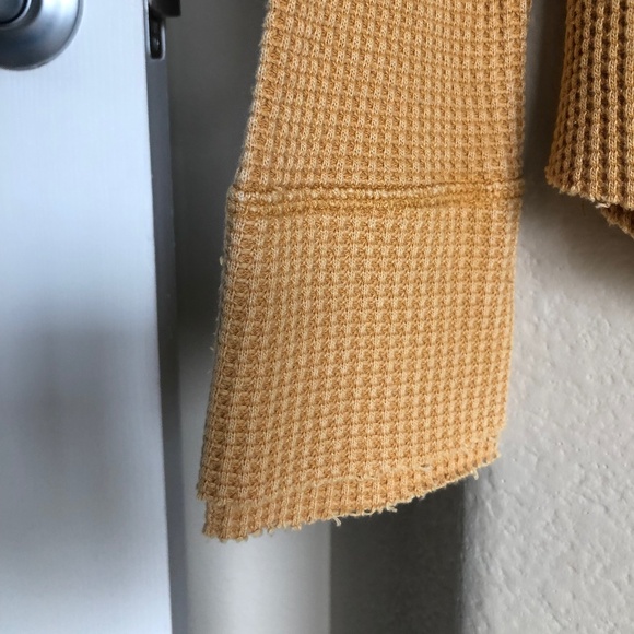 DEAR JOHN WOMEN’S THERMAL WAFFLE KNIT TOP, SIZE LARGE, NEW WITH TAGS - Picture 5 of 8